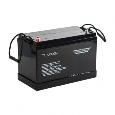 Бастион TEPLOCOM 100Ач Герметичный свинцово-кислотный необслуживаемый AGM АКБ 12В 100Ач