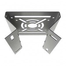 VK Кронштейн для камер на столб серый 136*140 универсальный цинк