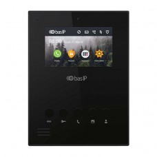 BAS-IP AU-04LA BLACK Монитор IP-видеодомофона 4” TFT