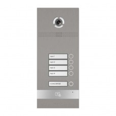 BAS-IP BI-04FB SILVER Вызывная панель на 4 абонента