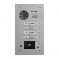 BAS-IP BA-08MD SILVER Вызывная панель на 8 абонентов